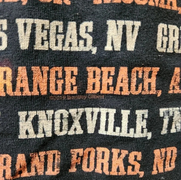 Brantley Gilbert Fire't Up Tour 2020 Concert Tshirt - Picture 4 of 7